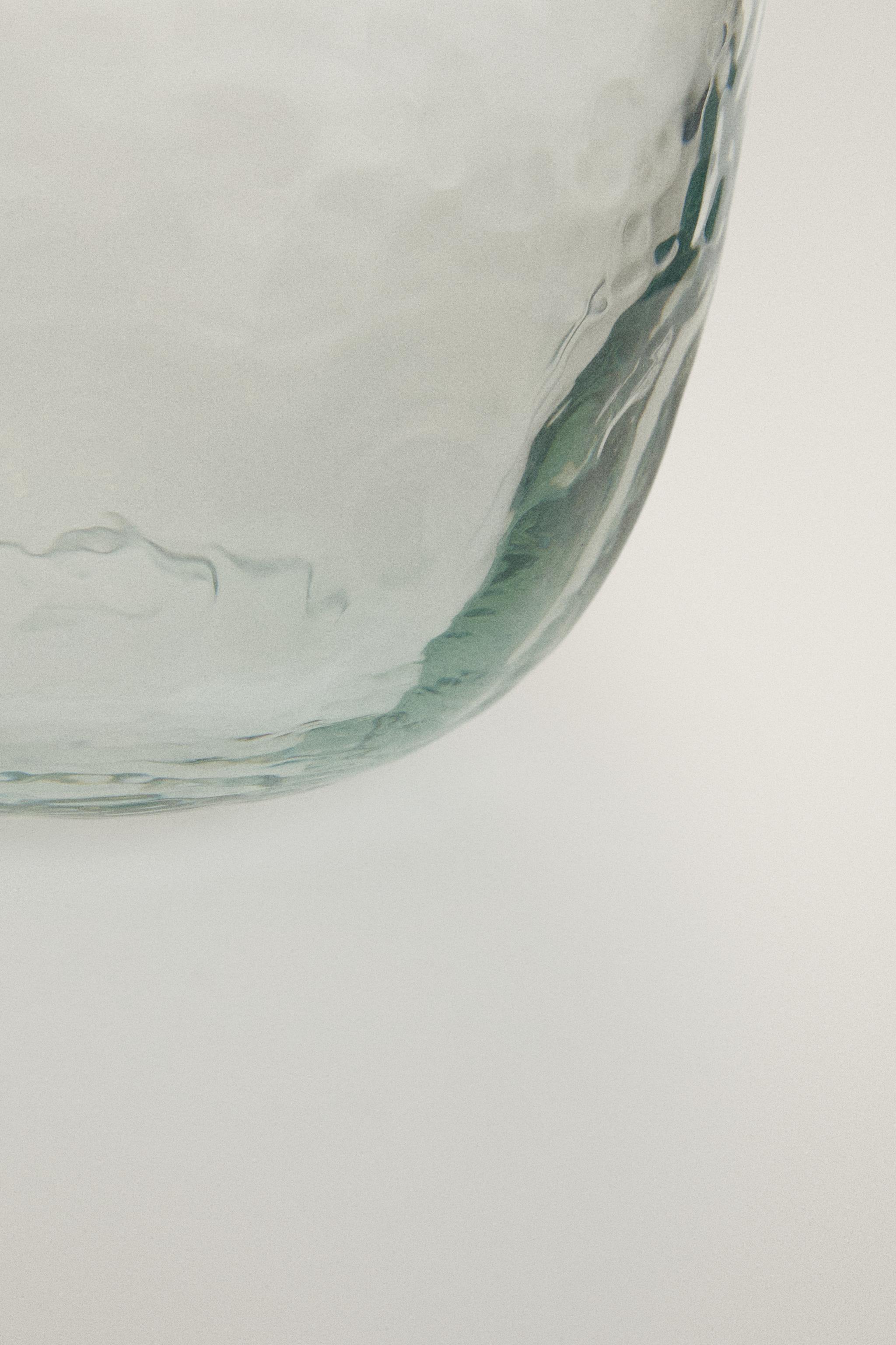 HAMMERED GLASS BOWL